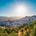 Chefchaouen au coucher du soleil
