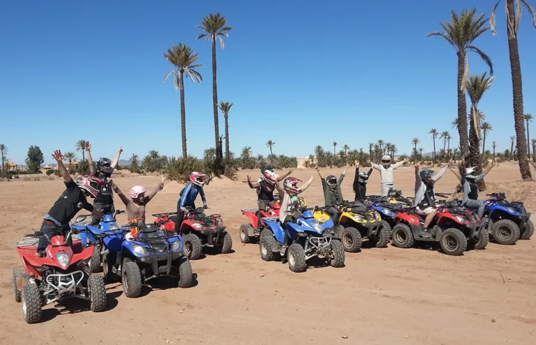 Quad biking in the Marrakech palm grove, one of the top things to do in Morocco