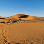قافلة جمال في كثبان عرق شكاكة