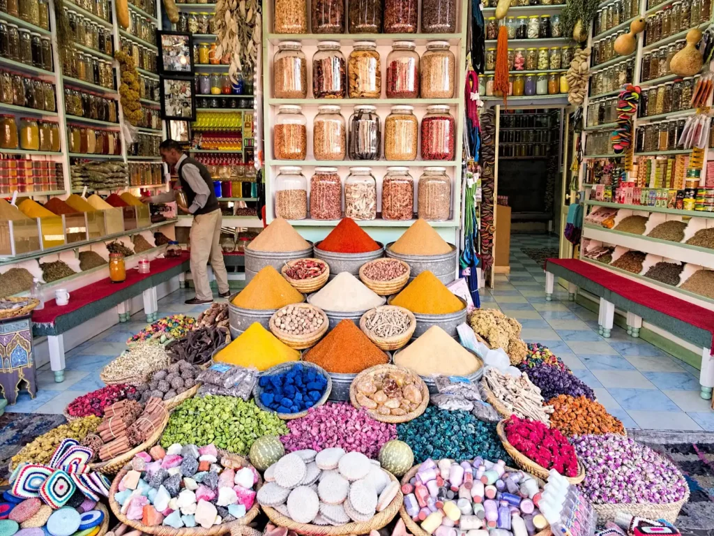 Marrakech souks: what to buy and how to haggle Spice stall in the Marrakech souks