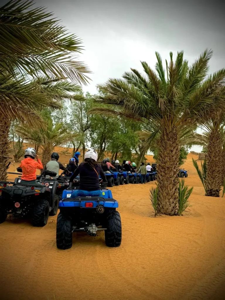 Photos Départ en quad sous les palmiers de Merzouga