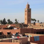 صومعة الكتبية فوق مدينة مراكش