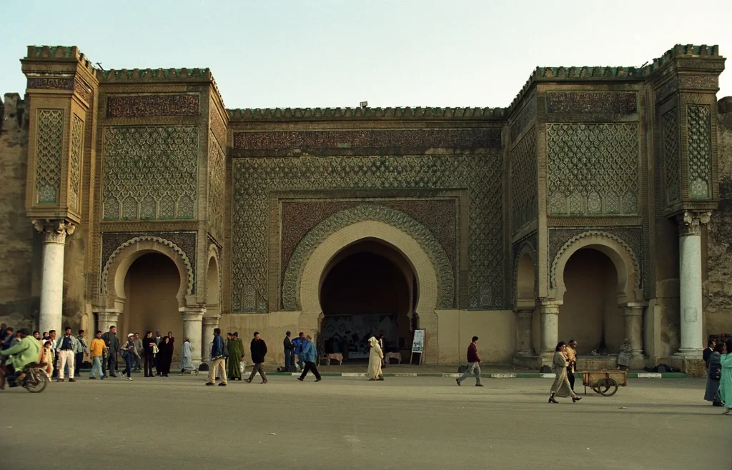 Bab Mansour gate in the imperial city of Meknes
