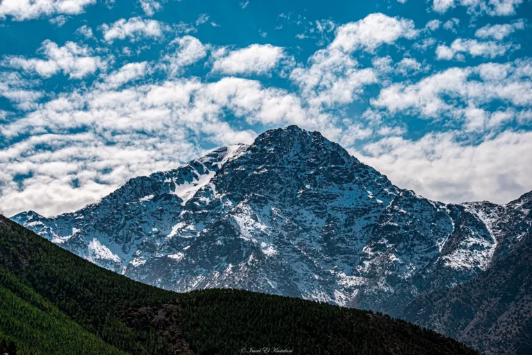 High Atlas peaks seen from Imlil