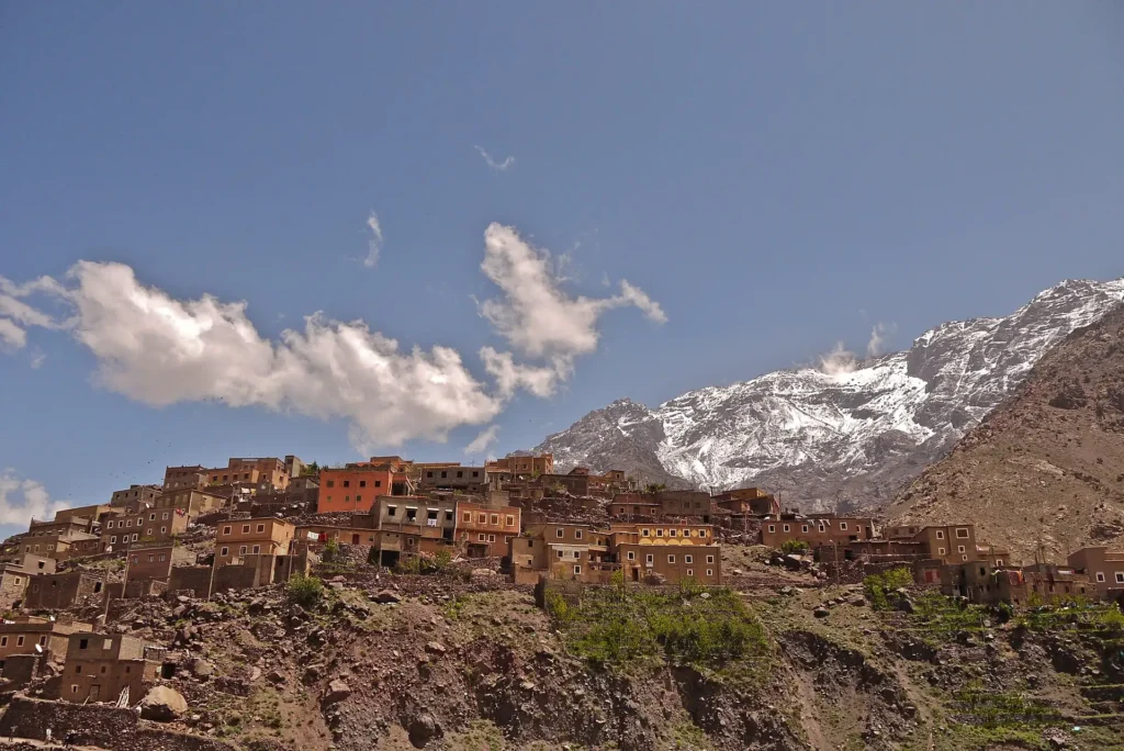 Village berbère d’Aroumd près d’Imlil, Haut Atlas